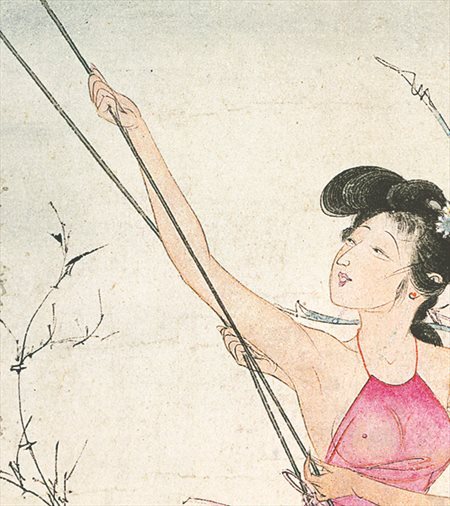 文登-胡也佛的仕女画和最知名的金瓶梅秘戏图